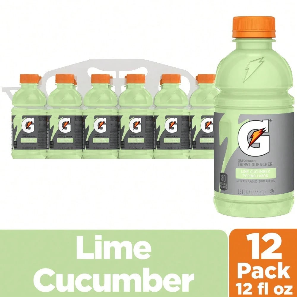 Gatorade Thirst Quencher, Glacier Freeze, 12 Fl Oz (Pack Of 12)