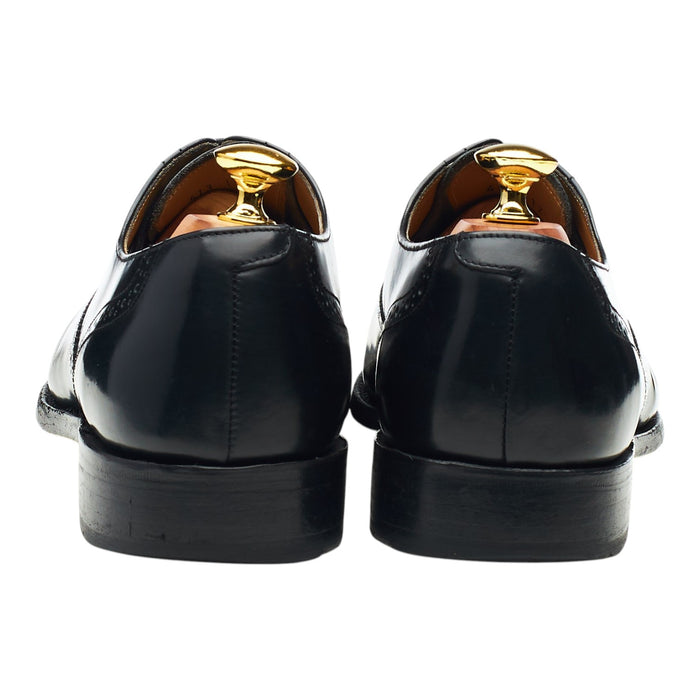 'Gatwick' Black Leather Oxford Brogues UK 7.5 G
