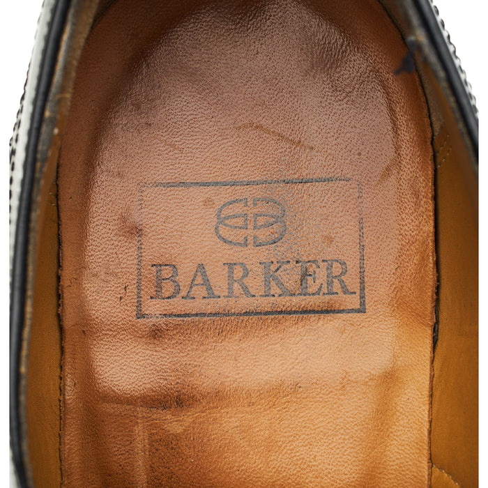 'Gatwick' Black Leather Oxford Brogues UK 7.5 G