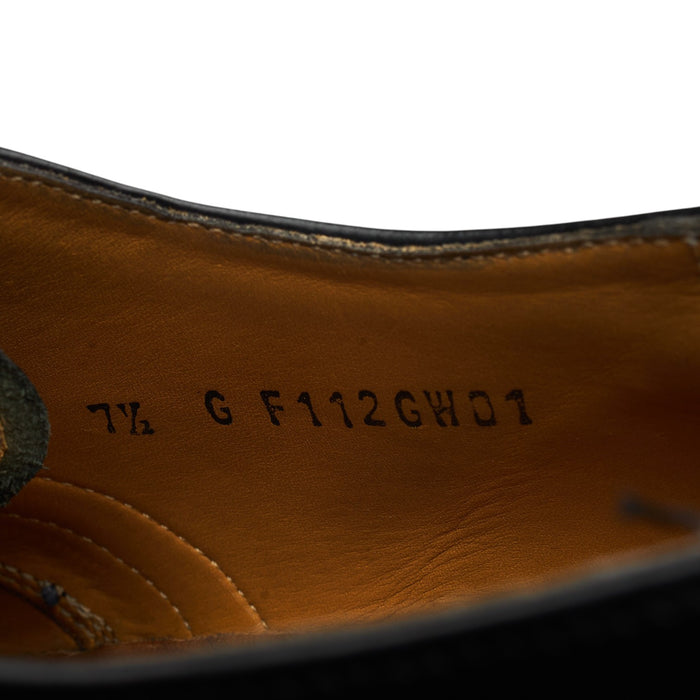 'Gatwick' Black Leather Oxford Brogues UK 7.5 G