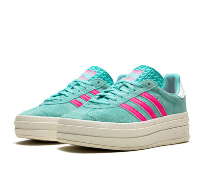 Adidas Gazelle "Bold Flash Aqua Lucid Pink"