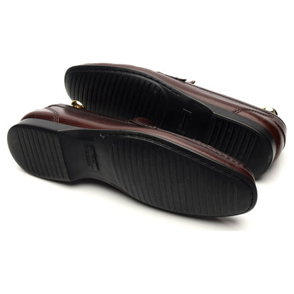 'Genoa' Dark Brown Leather Driving Loafers UK 6 E