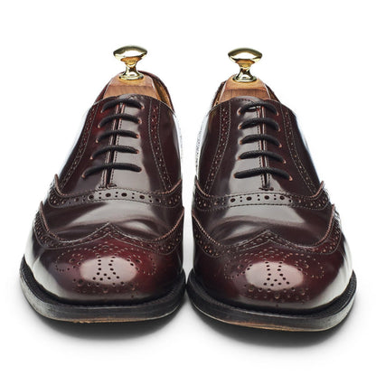 George Webb Burgundy Leather Oxford Brogues UK 7