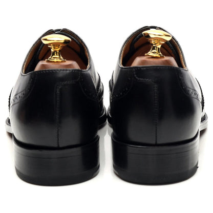'Glasgow' Black Leather Oxford Brogues UK 6 G