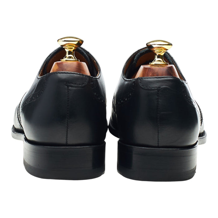 'Glasgow' Black Leather Oxford Brogues UK 7.5 G