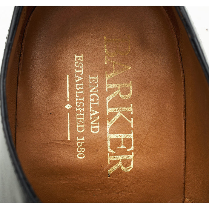 'Glasgow' Black Leather Oxford Brogues UK 7.5 G