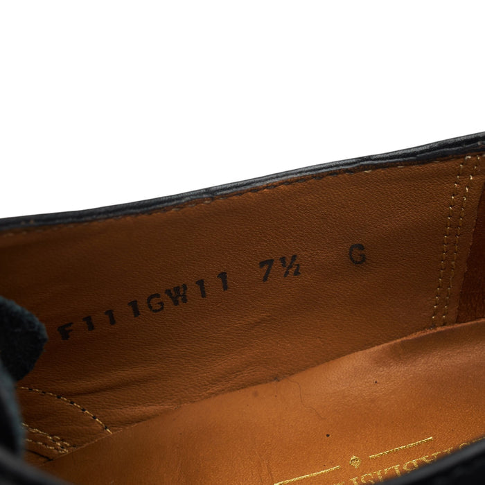 'Glasgow' Black Leather Oxford Brogues UK 7.5 G