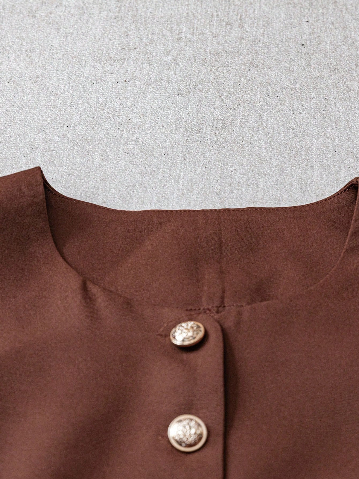 GlowEve Vintage Style Elegant Casual Crew Neck Cardigan Top For Women