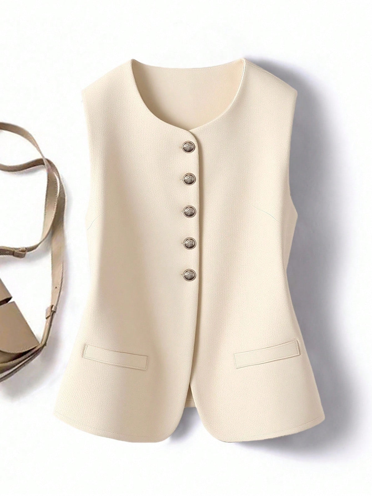 GlowEve Vintage Style Elegant Casual Crew Neck Cardigan Top For Women