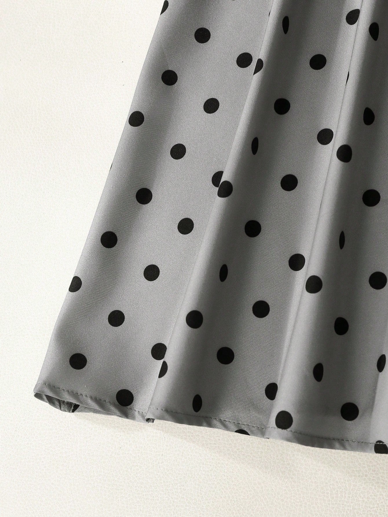 GlowEve Women's Summer French Elegant Elegant Polka Dot Print Twist Collar Sleeveless Cinched Waist Dress