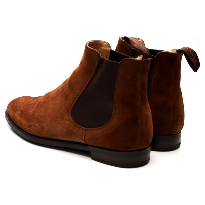 'Godfrey' Snuff Brown Suede Chelsea Boots UK 8.5 F