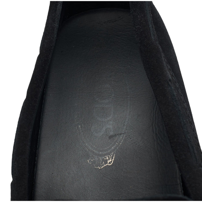 Gommino Black Suede Driving Loafers UK 9