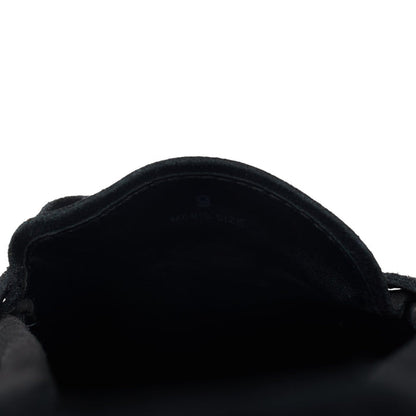 Gommino Black Suede Driving Loafers UK 9