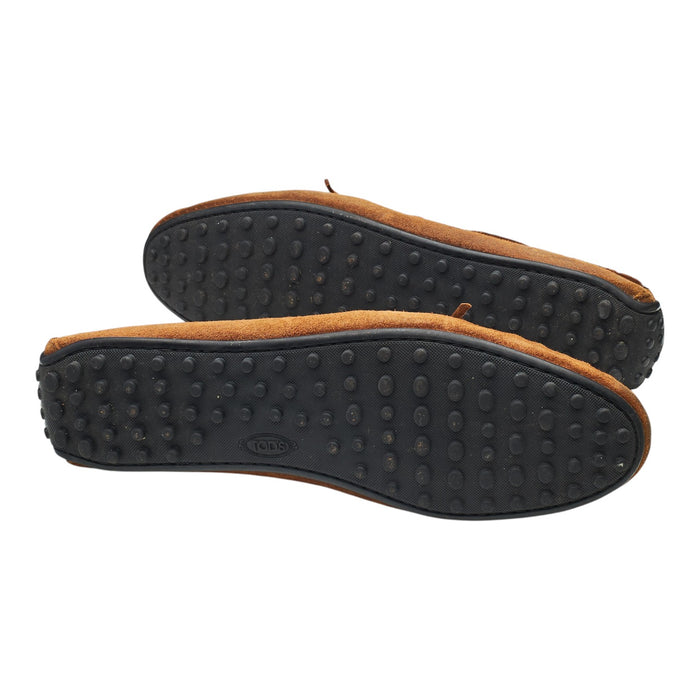 Gommino Tan Brown Suede Driving Loafers UK 12