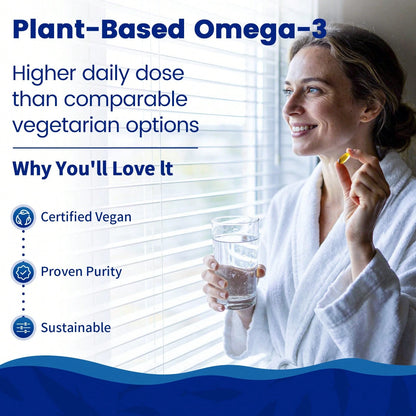 GPGP GREENPEOPLE Catfit Omega 3 Fish Oil With Vitamin D3- 1,200mg High-Potency Supplement For Heart, Brain, And Joint Support- 120 Softgels, Non-GMO & Gluten-Free