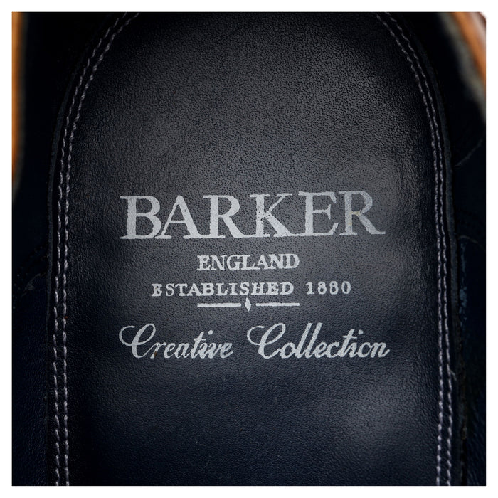'Grant' Tan Brown Leather Oxford UK 7 F
