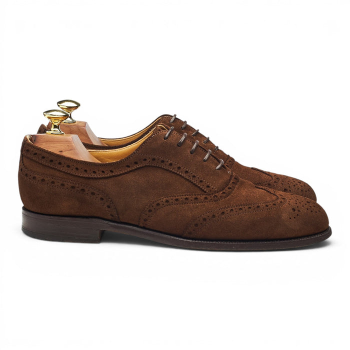 'Grosvenor II' Brown Suede Oxford Brogues UK 7 F