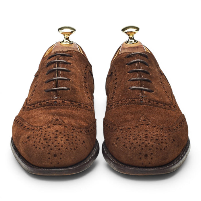 'Grosvenor II' Brown Suede Oxford Brogues UK 7 F