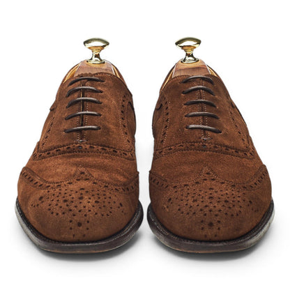 'Grosvenor II' Brown Suede Oxford Brogues UK 7 F