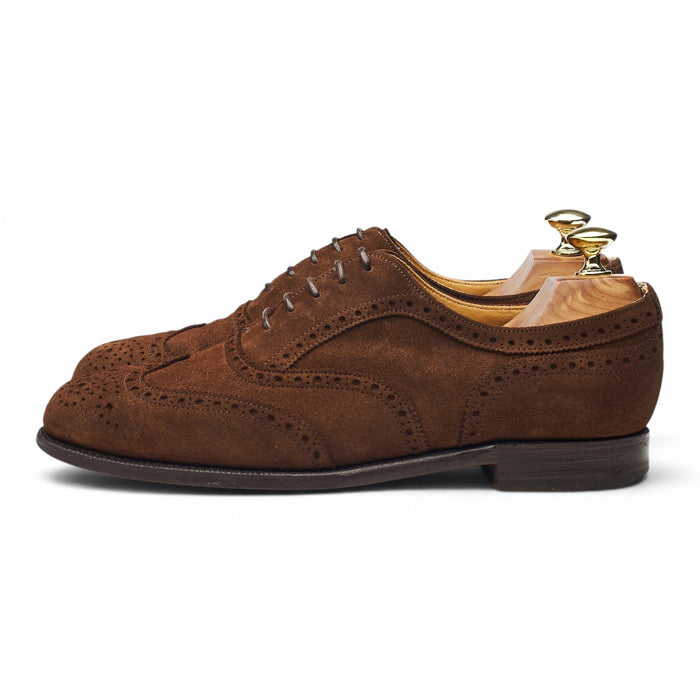 'Grosvenor II' Brown Suede Oxford Brogues UK 7 F