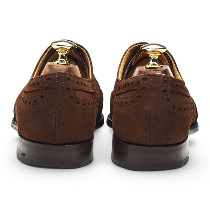 'Grosvenor II' Brown Suede Oxford Brogues UK 7 F