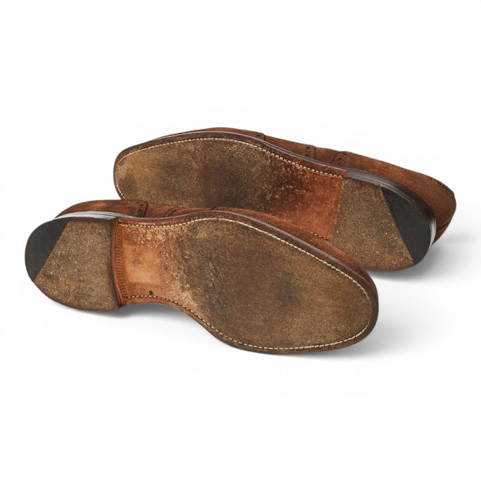 'Grosvenor II' Brown Suede Oxford Brogues UK 7 F