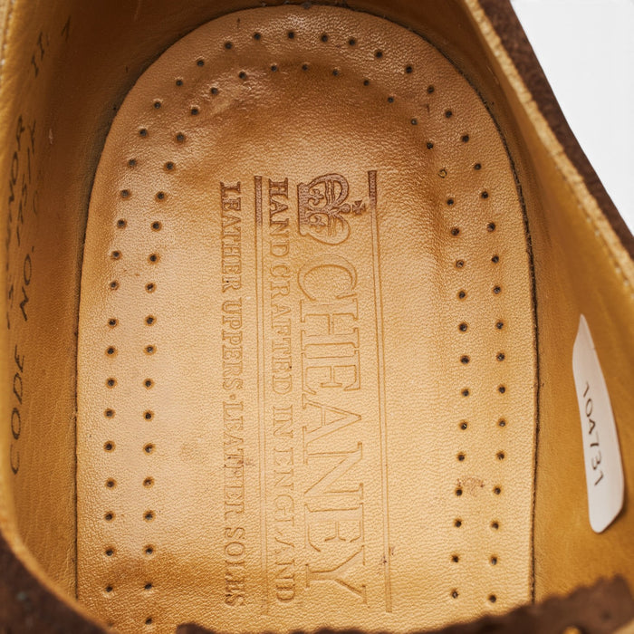'Grosvenor II' Brown Suede Oxford Brogues UK 7 F