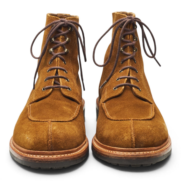 'Grover' Snuff Brown Suede Split Toe Boots UK 9.5 G