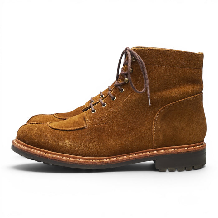 'Grover' Snuff Brown Suede Split Toe Boots UK 9.5 G
