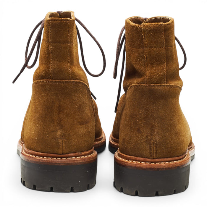 'Grover' Snuff Brown Suede Split Toe Boots UK 9.5 G