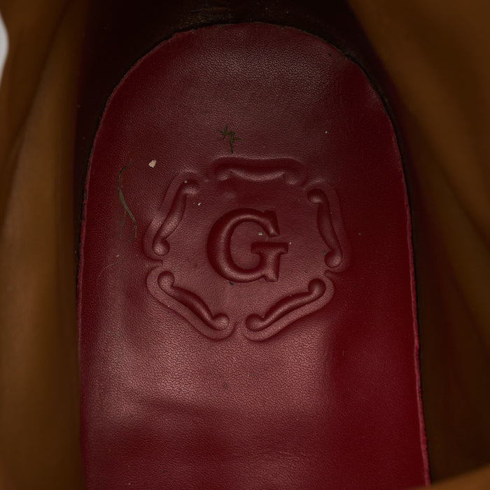 'Grover' Snuff Brown Suede Split Toe Boots UK 9.5 G