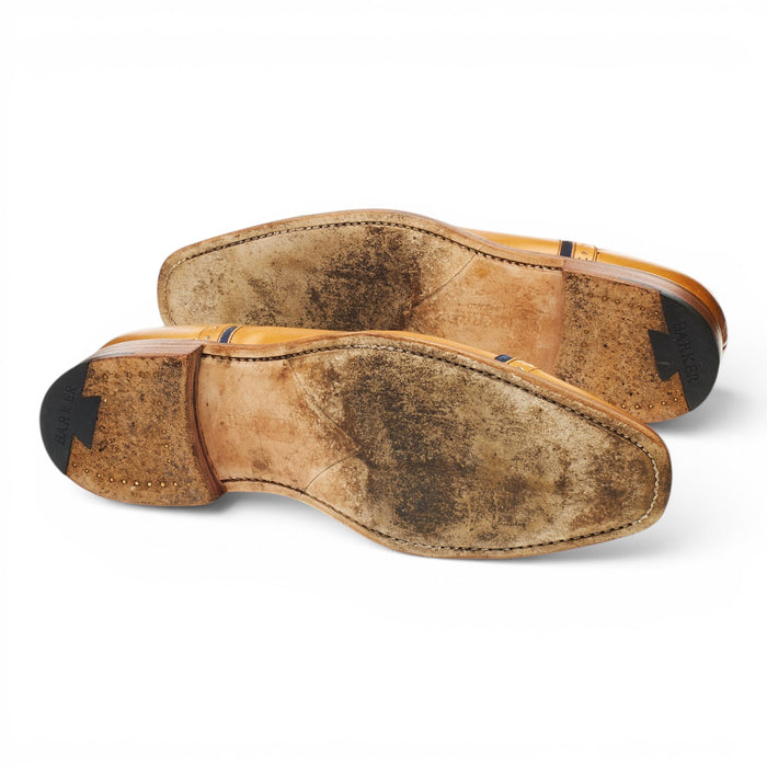 'Haig' Tan Brown Leather Derby Brogues UK 8 G