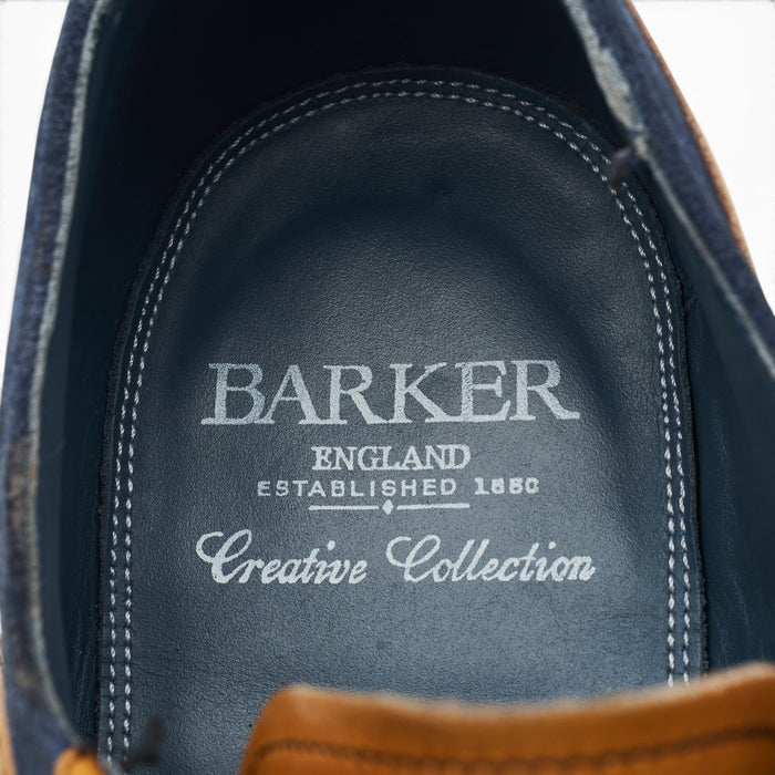 'Haig' Tan Brown Leather Derby Brogues UK 8 G