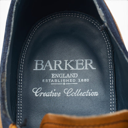 'Haig' Tan Brown Leather Derby Brogues UK 8 G