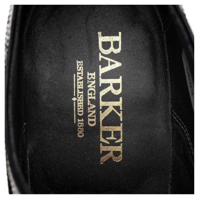 'Hampstead' Black Leather Oxford Brogues UK 7.5 G