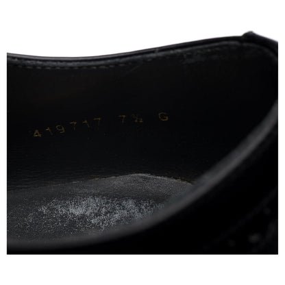 'Hampstead' Black Leather Oxford Brogues UK 7.5 G