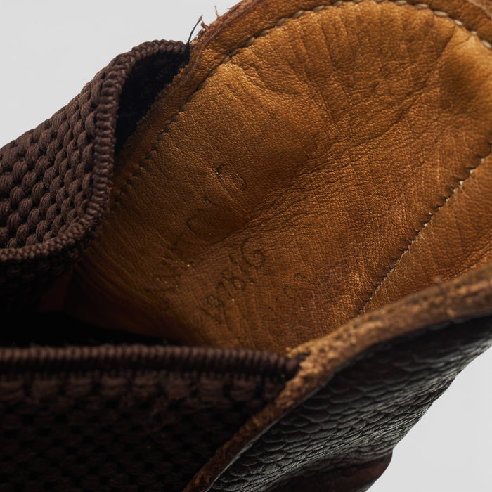 'Hampton' Brown Leather Veldstchoen Boots UK 10 G