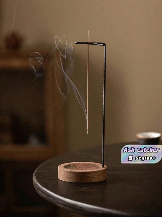 Hanging Incense Burner With Base, Aromatherapy Stick Incense Burner, Zen Indoor Home Wooden Ornaments (Without Incense) Gifts Birthday Graduation
