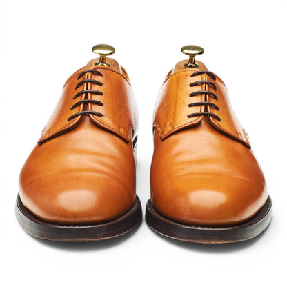 'Harewood' Tan Brown Leather Derby UK 8.5 FX