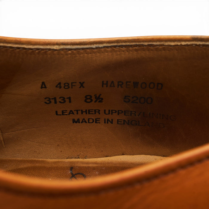'Harewood' Tan Brown Leather Derby UK 8.5 FX