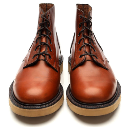 'Harrison' Tan Brown Leather Boots UK 6.5