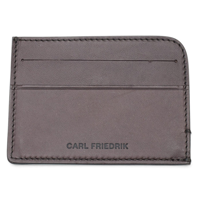 'Hatton' Dark Brown Leather Card Holder