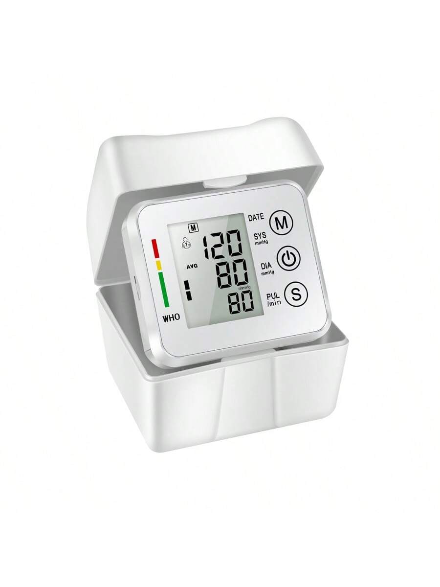 Heart Rate Wrist Blood Pressure Monitor Smart Blood Pressure Machine Electronic Sphygmomanometer