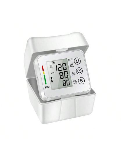 Heart Rate Wrist Blood Pressure Monitor Smart Blood Pressure Machine Electronic Sphygmomanometer