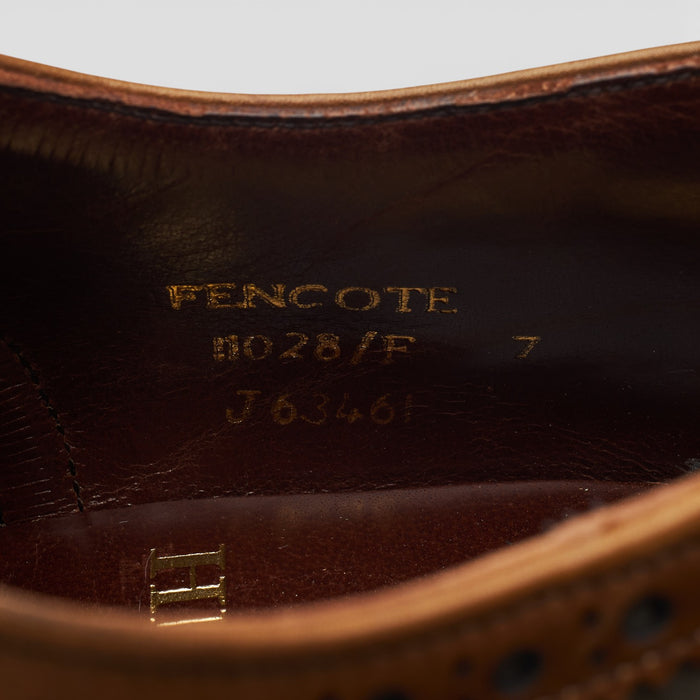 Herring 'Fencote' Brown Leather Oxford Brogues UK 7 F