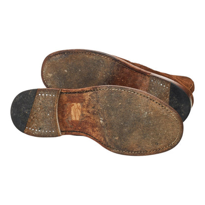Herring 'Newmarket' Brown Suede Brogue Boots UK 8.5