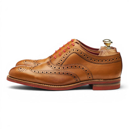 Herring 'Redbridge' Tan Brown Leather Oxford Brogues UK 7.5 F