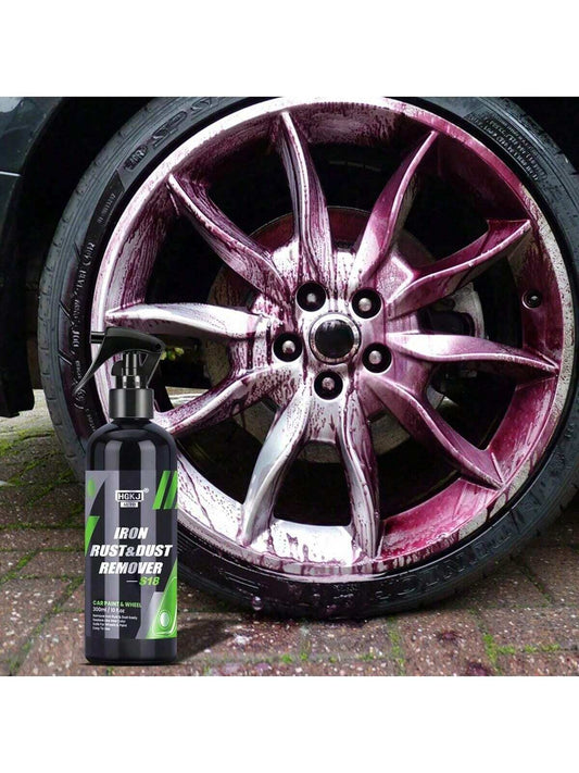 HGKJ Multi-Purpose Cleaning Agent For Car Paint, Wheel Rims, Rust & Dust Removal, Wheel Care, Tire Cleaning, Car Detailing, Auto Parts