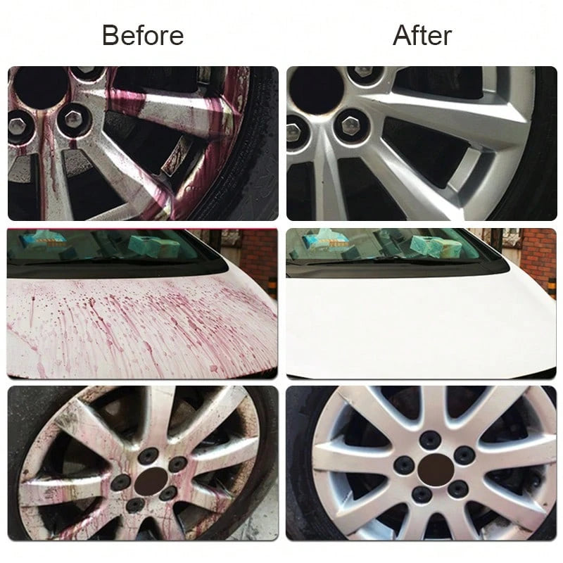 HGKJ Multi-Purpose Cleaning Agent For Car Paint, Wheel Rims, Rust & Dust Removal, Wheel Care, Tire Cleaning, Car Detailing, Auto Parts