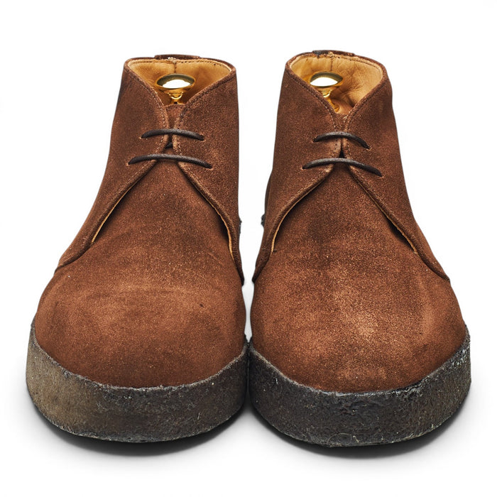 'Hi Top' Brown Suede Chukka Boots UK 10 F